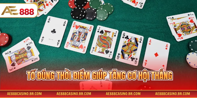 Poker Online Ae888 Hấp Dẫn Với Luật Chơi Và Mẹo Thắng Chi Tiết 4 Tố đúng thời điểm giúp tăng cơ hội thắng